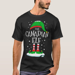 The Canadian Elf Christmas Family Matching Xmas Ca T-Shirt
