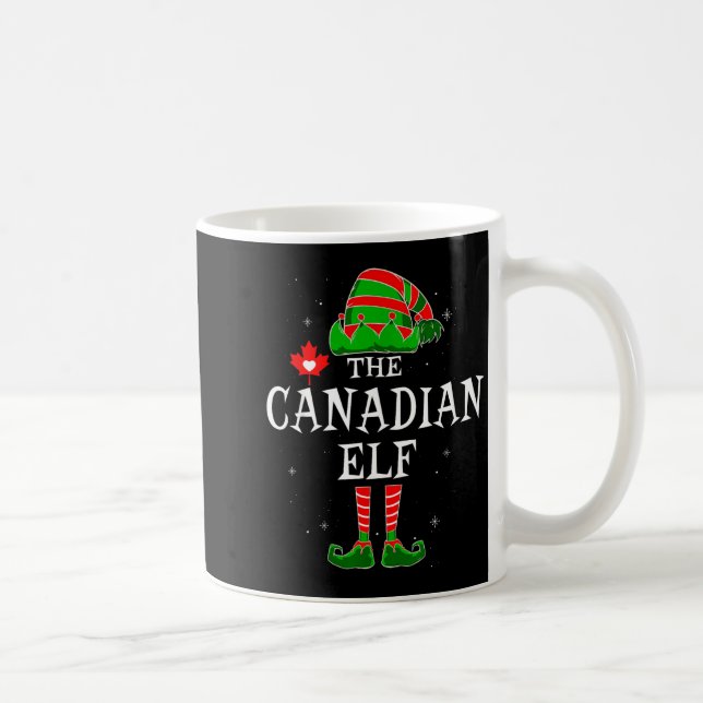 The Canadian Elf Group Matching Family Christmas C Coffee Mug (Right)