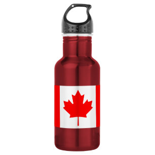 The Canadian Flag - Canada Souvenir 532 Ml Water Bottle