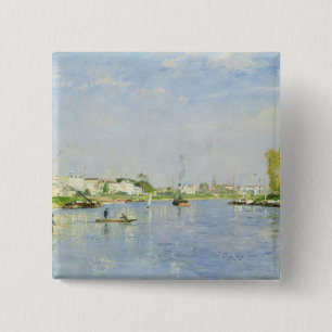 The Canal Saint-Denis 15 Cm Square Badge