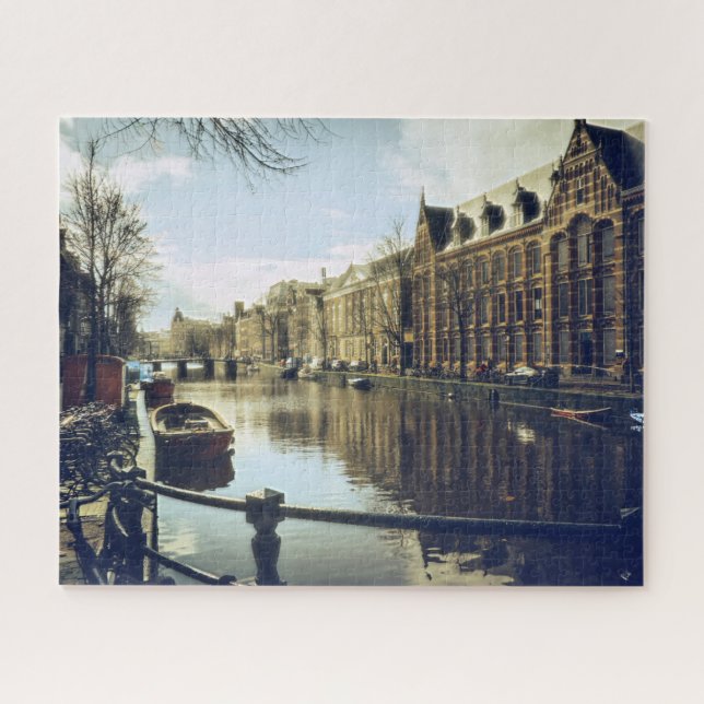 The Canals of Urban Amsterdam Jigsaw Puzzle (Horizontal)