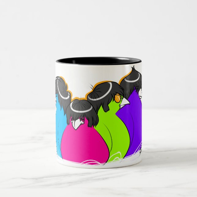 The Canaries Two-Tone Coffee Mug (Center)