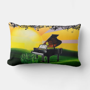 THE CANARY AT SUNRISE! LUMBAR CUSHION