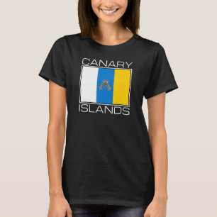 THE CANARY ISLANDS FLAG THE CANARIES MACARONESIA T-Shirt