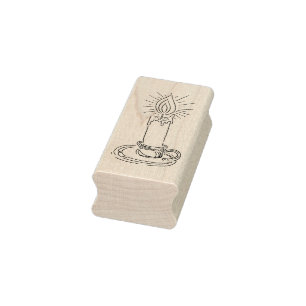the candle art stamp