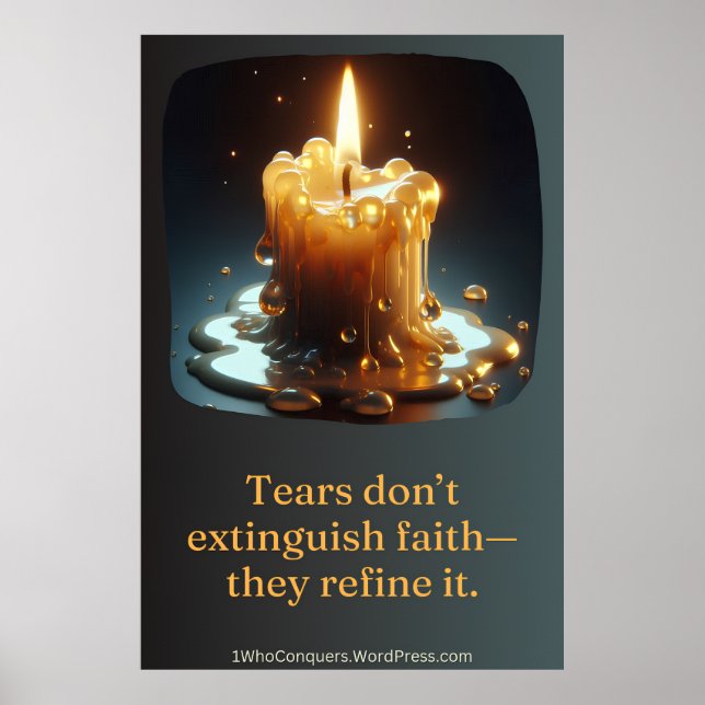 The Candle That Cried Poster (Front)
