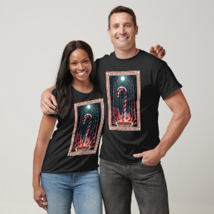 The Candy Cane Tarot Card T-Shirt