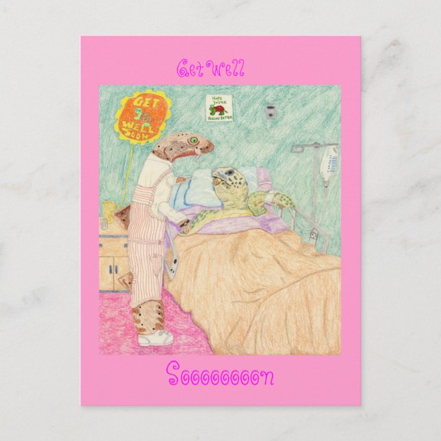 The Candy Striper And Her Patient Postcard (Front)