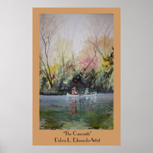 The Canoeists Poster