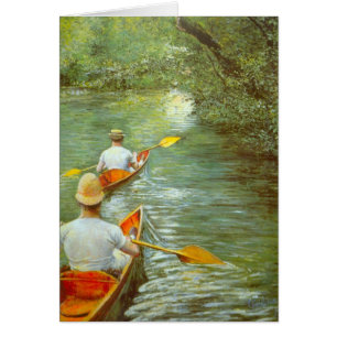 The Canoes, Perissoires by Gustave Caillebotte