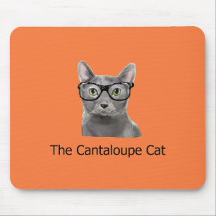 The Cantaloupe Cat Logo Mousepad