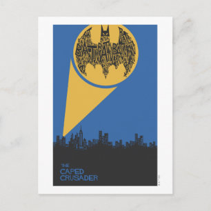 The Caped Crusader Postcard