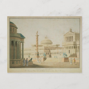 The Capitol, set design for 'Titus' Postcard