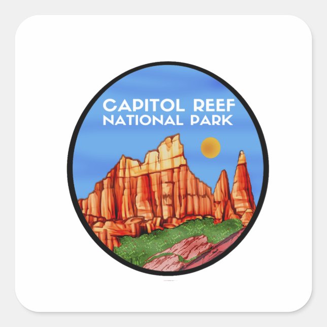 THE CAPITOL WAY SQUARE STICKER (Front)