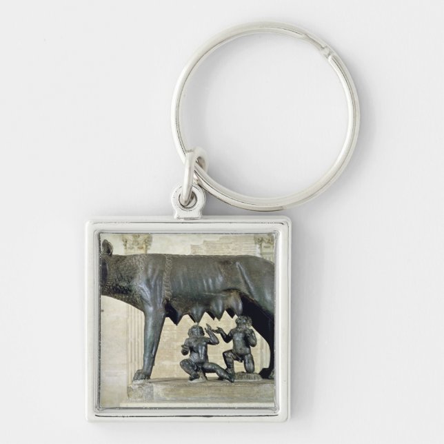 The Capitoline She-Wolf Key Ring (Front)