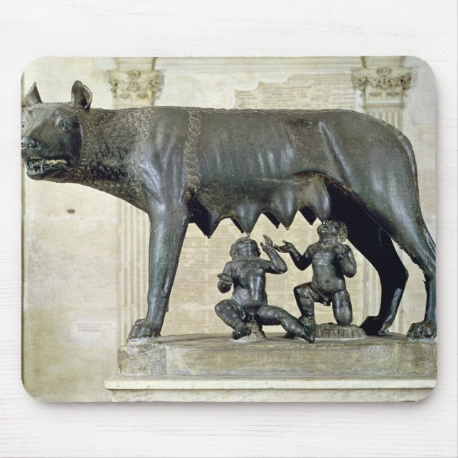 The Capitoline She-Wolf Mouse Pad (Front)