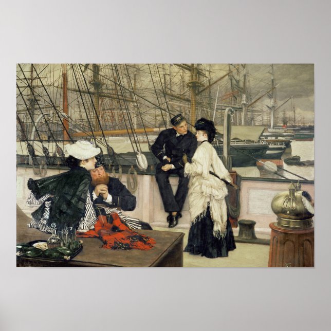 The Captain and the Mate, 1873 Poster (Front)