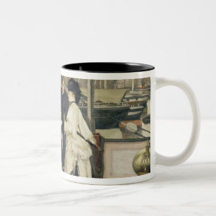 The Captain and the Mate, 1873 Two-Tone Coffee Mug