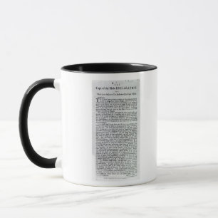 The Captain of the Mobs Declaration Mug