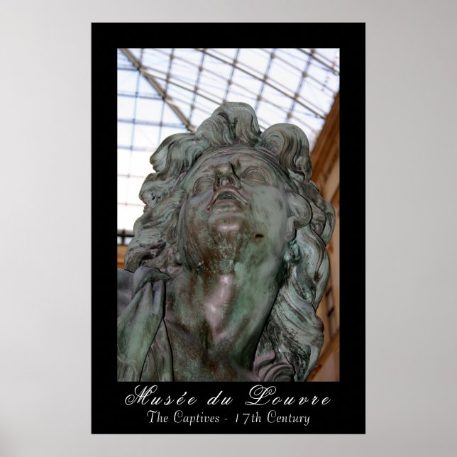 "The Captives" Louvre Museum Poster (Front)