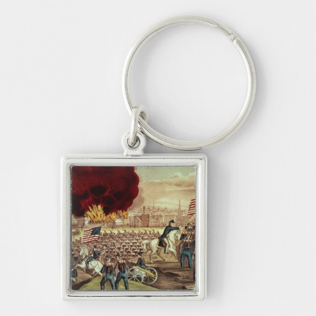 The Capture of Atlanta by the Union Army Key Ring (Front)