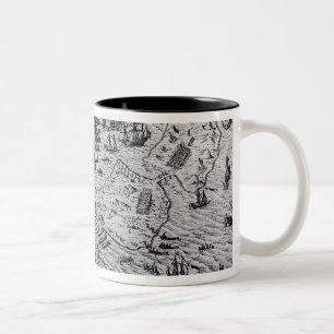 The Capture of Cadiz, 21 June 1596 Two-Tone Coffee Mug