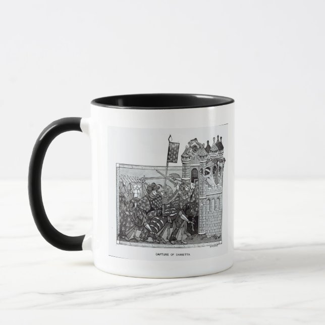The Capture of Damietta in 1249 Mug (Left)