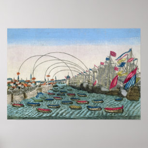 The Capture of Havana by the English in 1762 Poster