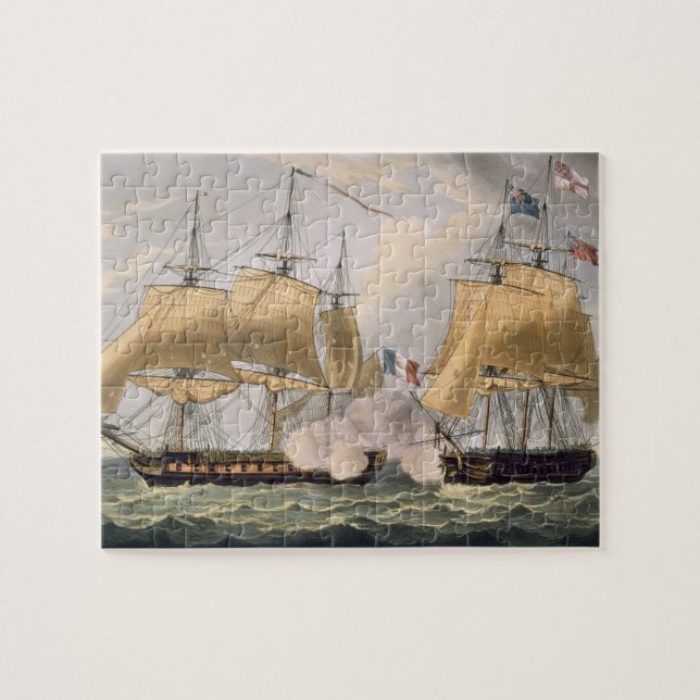 The Capture of La Clorinde, February 26th 1814, en Jigsaw Puzzle (Horizontal)