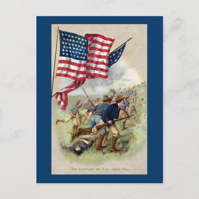 The Capture of San Juan Hill Postcard (Front)