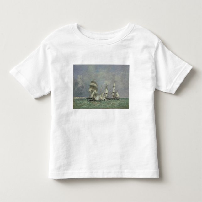 The Capture of the 'Petit Rodeur', 1878 (oil on ca Toddler T-Shirt (Front)