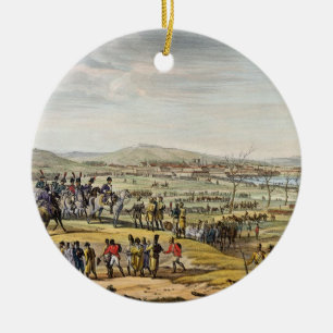 The Capture of Ulm, 17 October 1805, engraved by L Ceramic Tree Decoration