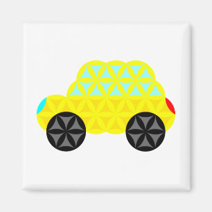 The Car Of Life - Sacred Shapes A1. Magnet