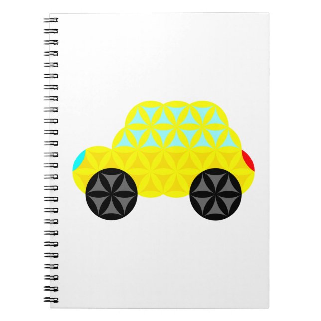 The Car Of Life - Sacred Shapes A1. Notebook (Front)