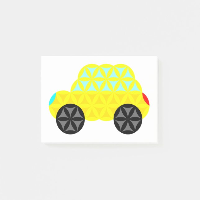 The Car Of Life - Sacred Shapes A1. Post-it Notes (Front)