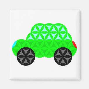 The Car Of Life - Sacred Shapes A2. Magnet