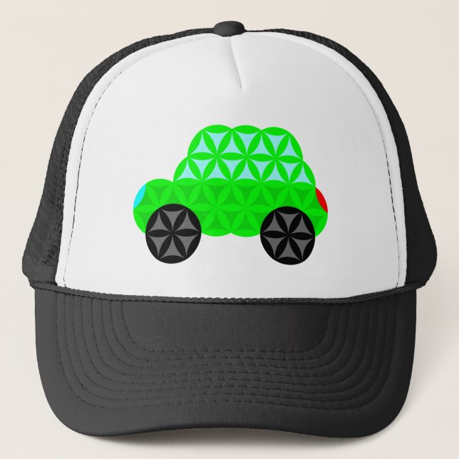 The Car Of Life - Sacred Shapes A2. Trucker Hat (Front)