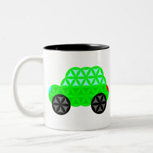 The Car Of Life - Sacred Shapes A2. Two-Tone Coffee Mug