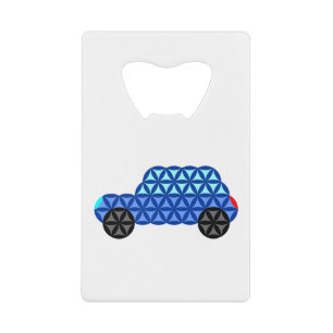 The Car Of Life - Sacred Shapes B1,Blue.