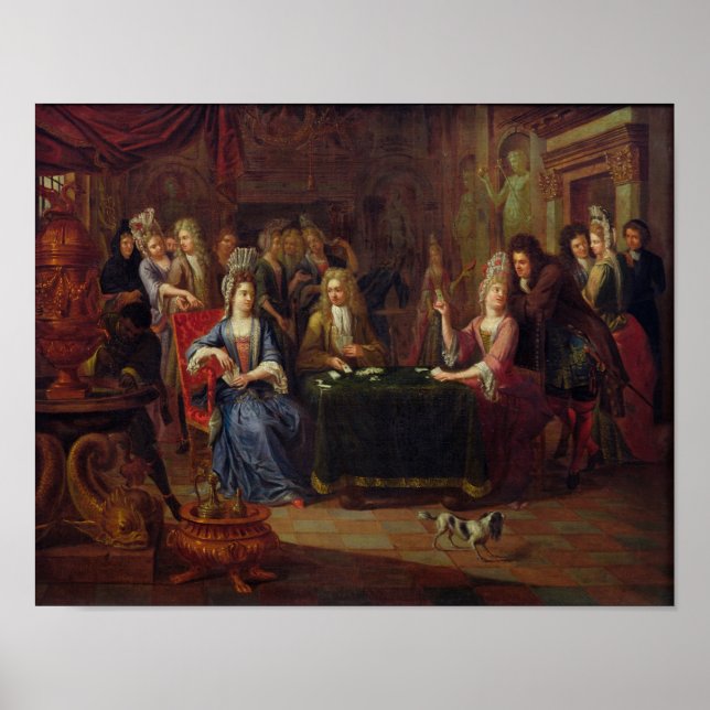 The Card Players, 1699 Poster (Front)