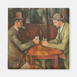 The Card Players, 1893-96 Magnet