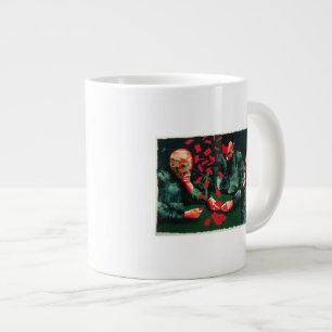 The Card Players 1987 Large Coffee Mug
