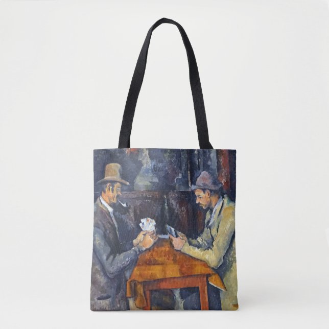 The Card Players, Cezanne Tote Bag (Front)