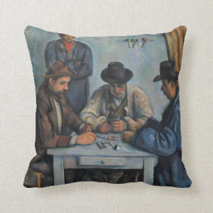 The Card Players Cushion