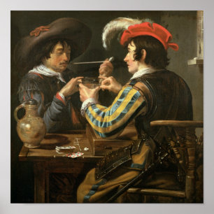 The Card Players Poster