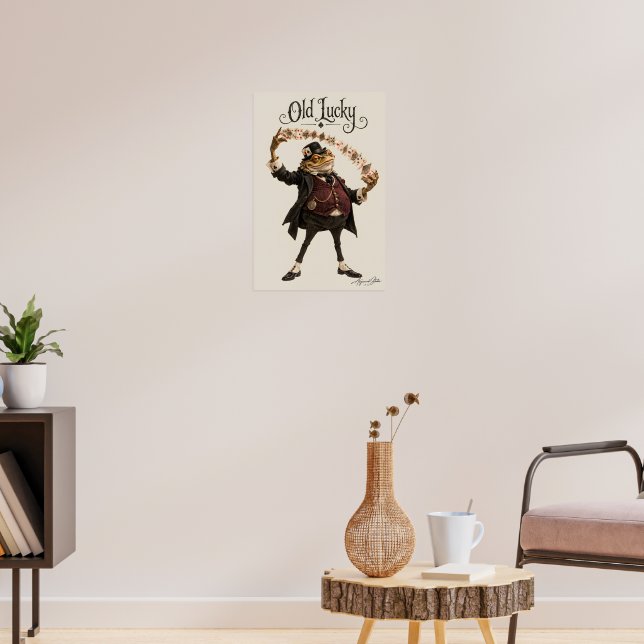 The Card Sharp Toad Poster (Living Room 3)