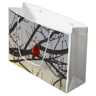 The Cardinal In The Morning Large Gift Bag