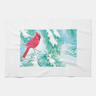 The Cardinal - Tea Towel