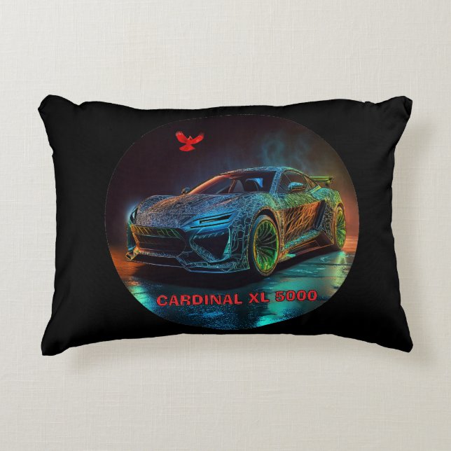 The Cardinal XL5000 Elite Sports Car Decorative Cushion (Front)