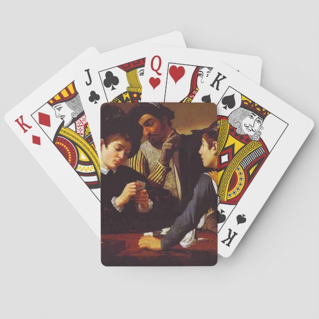 The Cardsharps by Caravaggio Playing Cards (Back)
